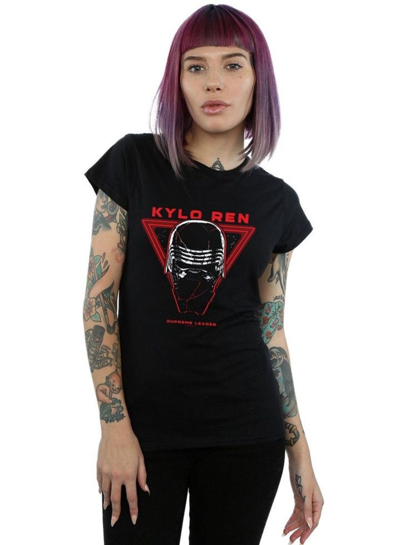 T-shirt supreme leader - la guerre des étoiles: the rise of skywalker Noir - Kiabi