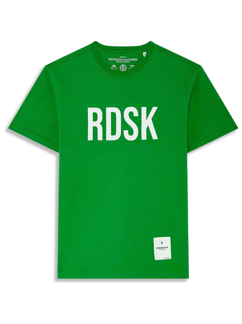 T-shirt  Surfin Mark Redskins Vert - Kiabi