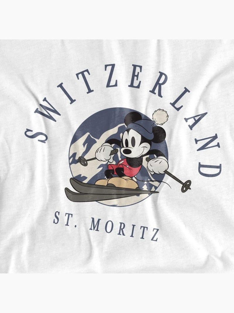 T-shirt switzerland - disney Blanc - Kiabi