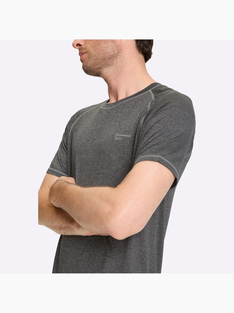 T-shirt technique - taille standard - witt Gris chiné - Kiabi