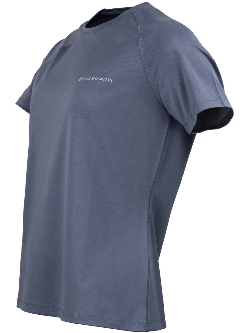 T-shirt technique manches courtes ACTUS - PEAK MOUNTAIN Bleu gris - Kiabi
