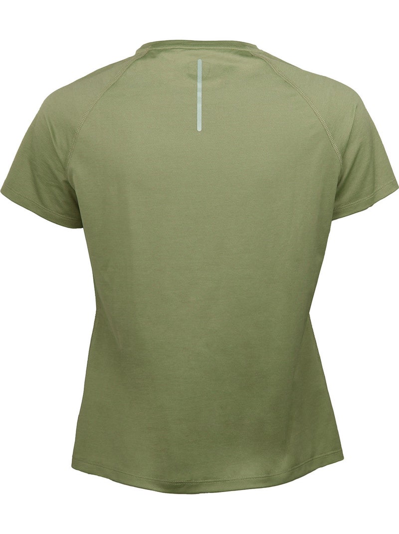 T-shirt technique manches courtes ACTUS - PEAK MOUNTAIN Kaki - Kiabi