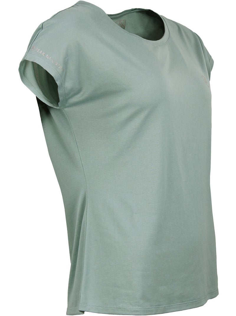 T-shirt technique manches courtes AZOKA - PEAK MOUNTAIN Bleu Gris - Kiabi