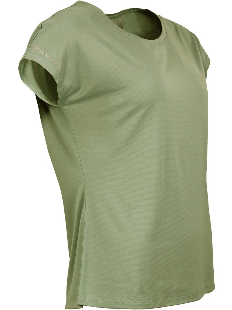 T-shirt technique manches courtes AZOKA - PEAK MOUNTAIN Kaki - Kiabi