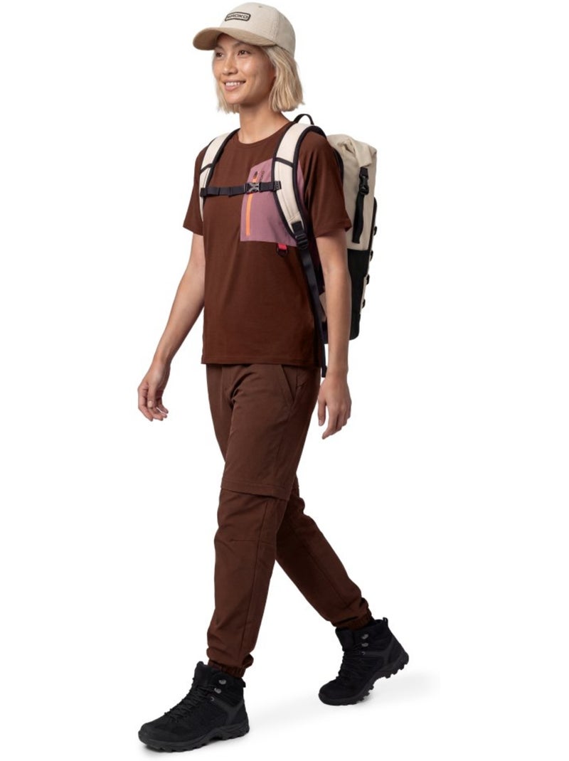 T-shirt technique randonnée femme femme waterton-w Marron - Kiabi