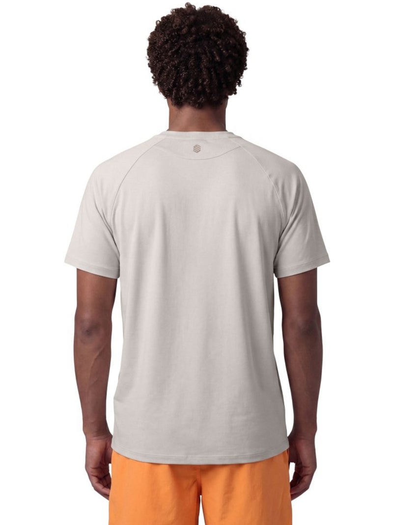 T-shirt technique randonnée homme homme waterton sand Beige - Kiabi