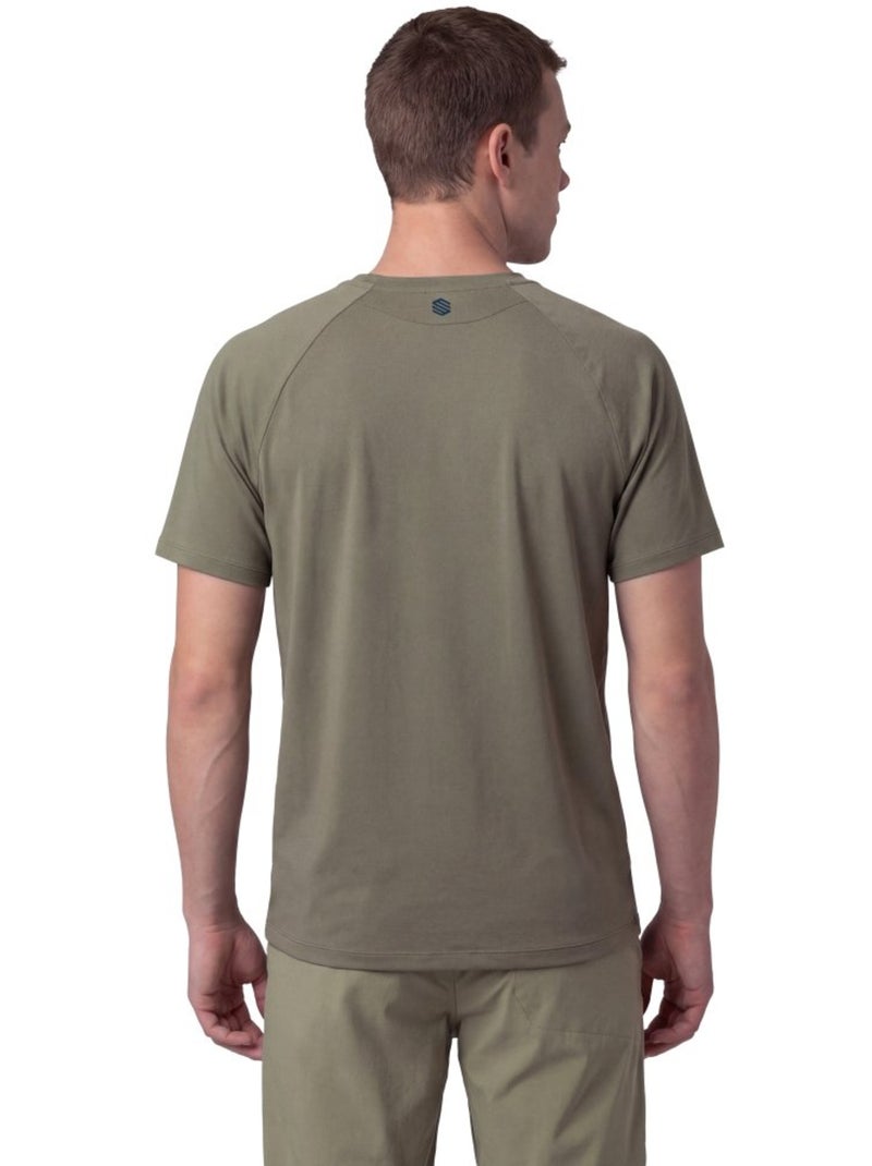 T-shirt technique randonnée homme homme waterton Vert - Kiabi