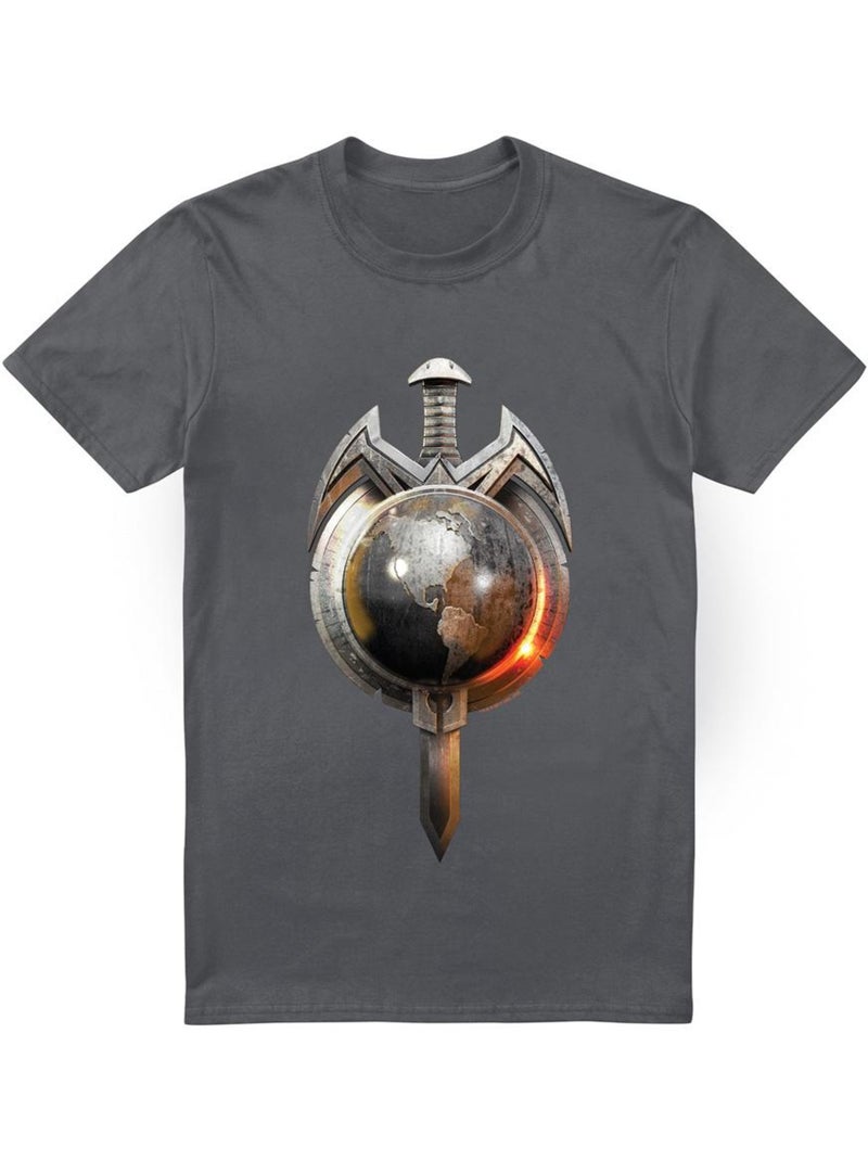 T-shirt terran empire - star trek Gris Noir - Kiabi
