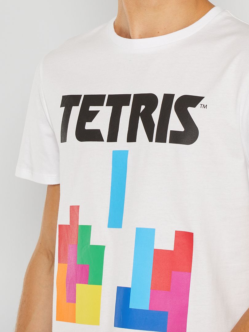 T-shirt 'Tetris' - blanc - Kiabi €