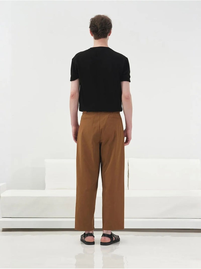 T-shirt texturé à col rond pour homme giesto Noir - Kiabi