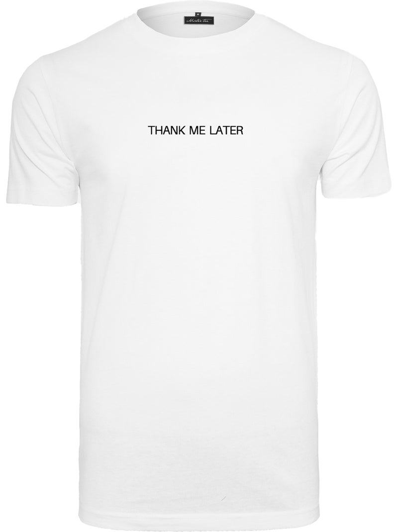T-shirt thank me later - mister tee Blanc - Kiabi