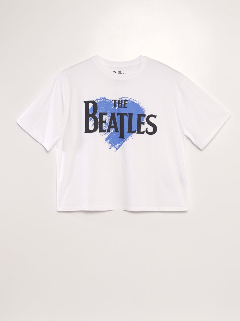 T-shirt 'The Beatles' blanc - Kiabi