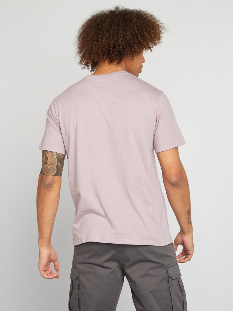 T-shirt 'The Doors' manches courtes VIOLET - Kiabi