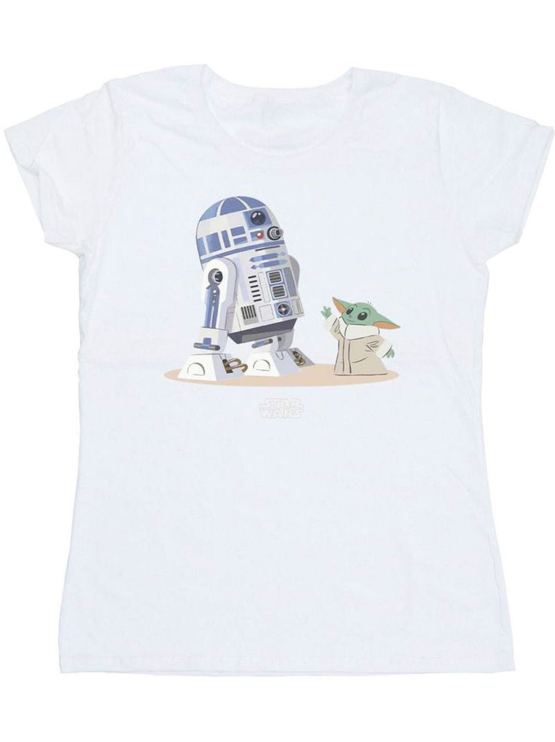 T-shirt the mandalorian - la guerre des étoiles Blanc - Kiabi