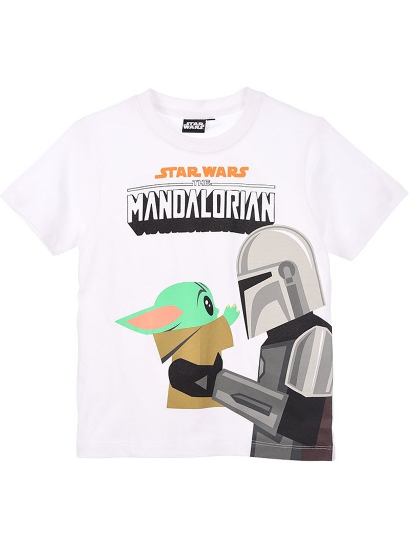 T-Shirt The Mandalorian| Licence Officielle Blanc - Kiabi