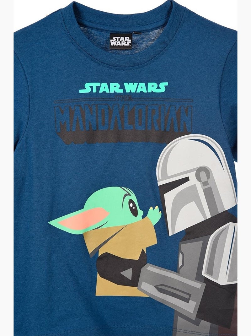 T-Shirt The Mandalorian| Licence Officielle Bleu marine - Kiabi