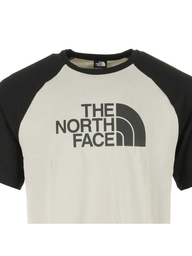 T-shirt The North Face M S/S Raglan Easy Tee Noir - Kiabi
