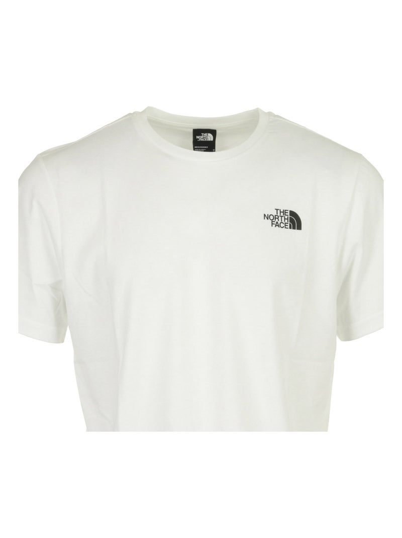 T-shirt The North Face M S/S Redbox Celebration Tee Blanc Noir - Kiabi