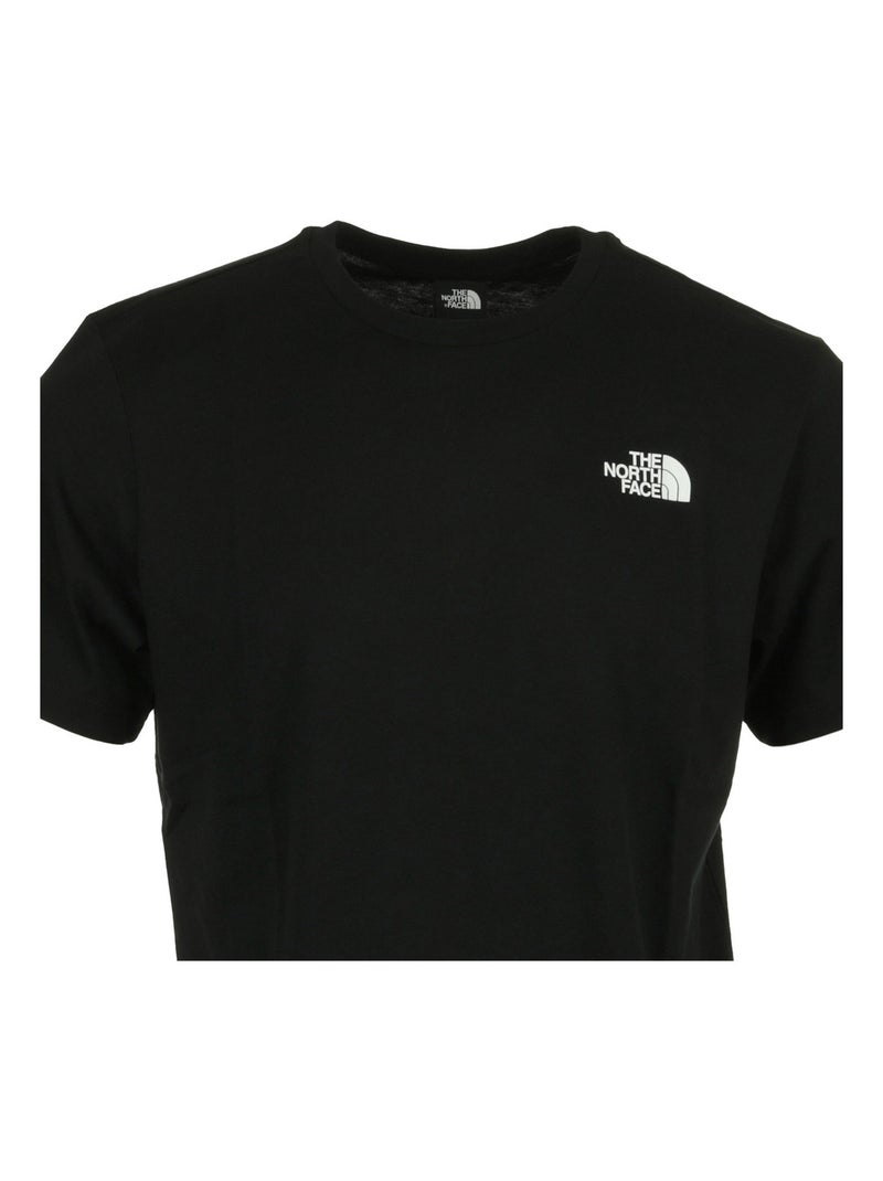 T-shirt The North Face M S/S Redbox Celebration Tee Noir Blanc - Kiabi