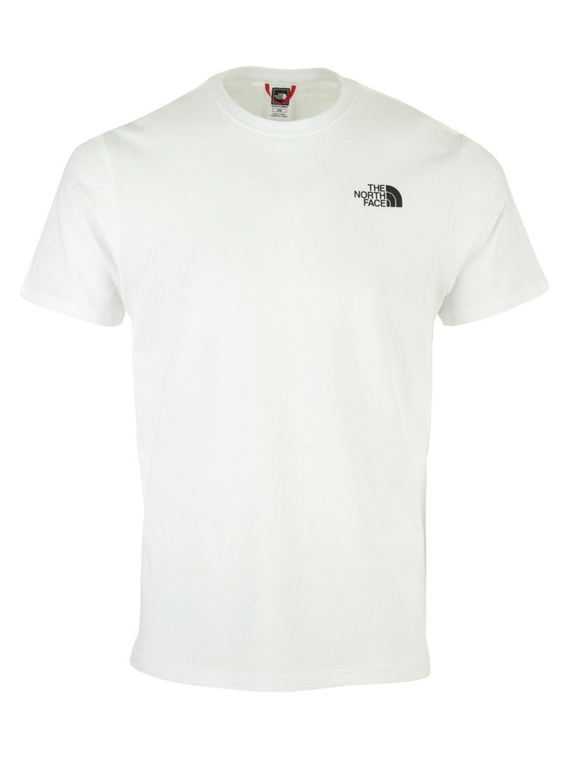 T-shirt The North Face S/S Red Box Tee Blanc - Kiabi