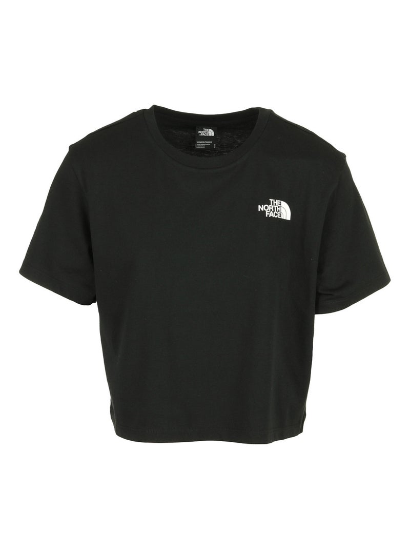 T-shirt The North Face W Cropp Simple Dome Tee Noir - Kiabi
