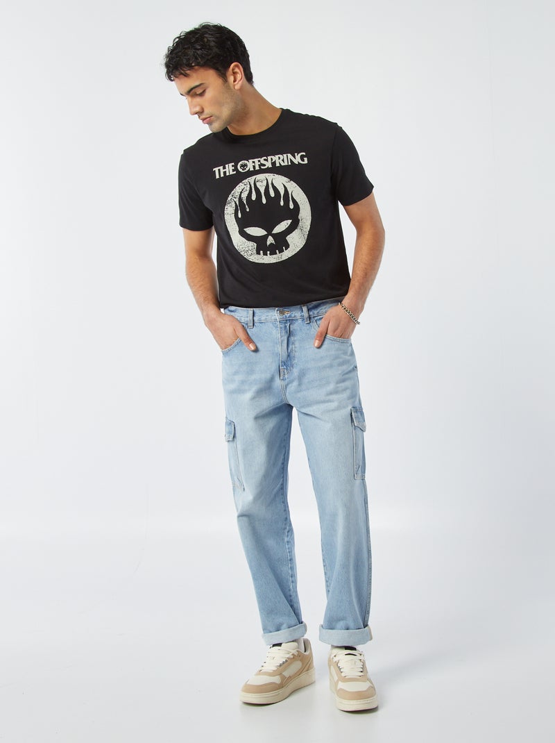 T-shirt The Offspring manches courtes noir - Kiabi