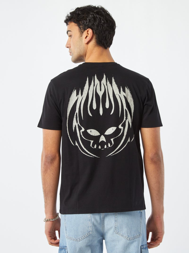 T-shirt The Offspring manches courtes noir - Kiabi