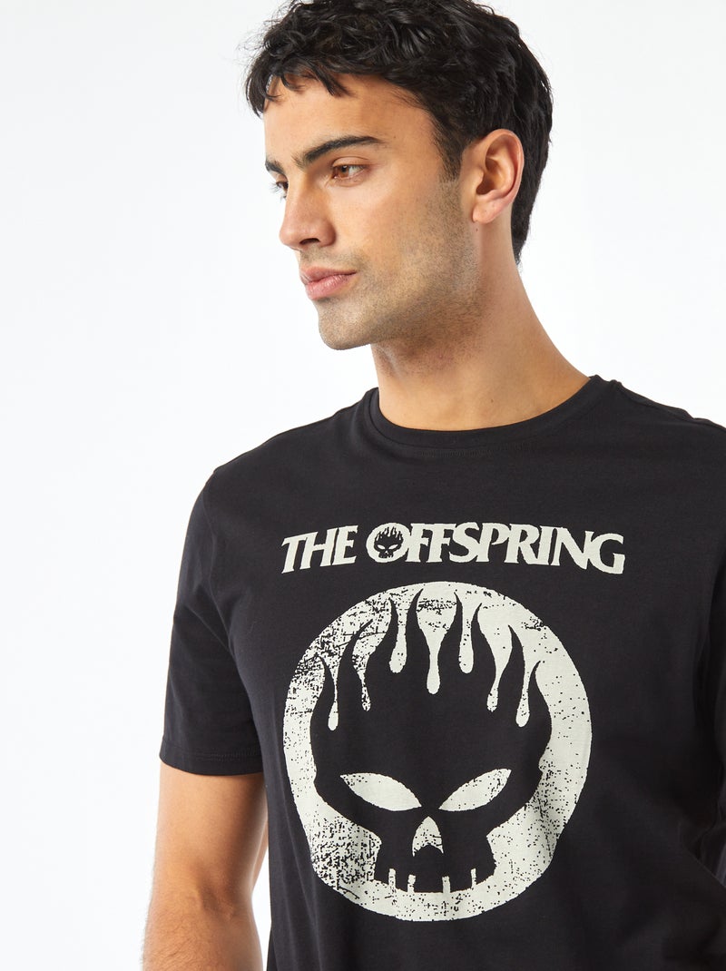 T-shirt The Offspring manches courtes noir - Kiabi