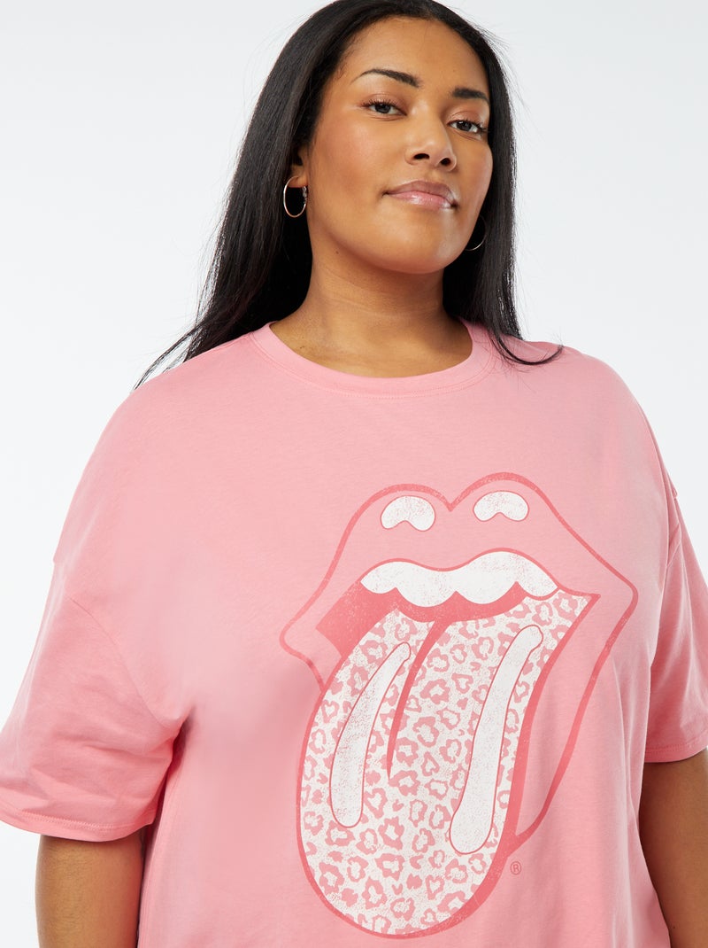 T-shirt 'The Rolling Stones' manches courtes BLANC - Kiabi