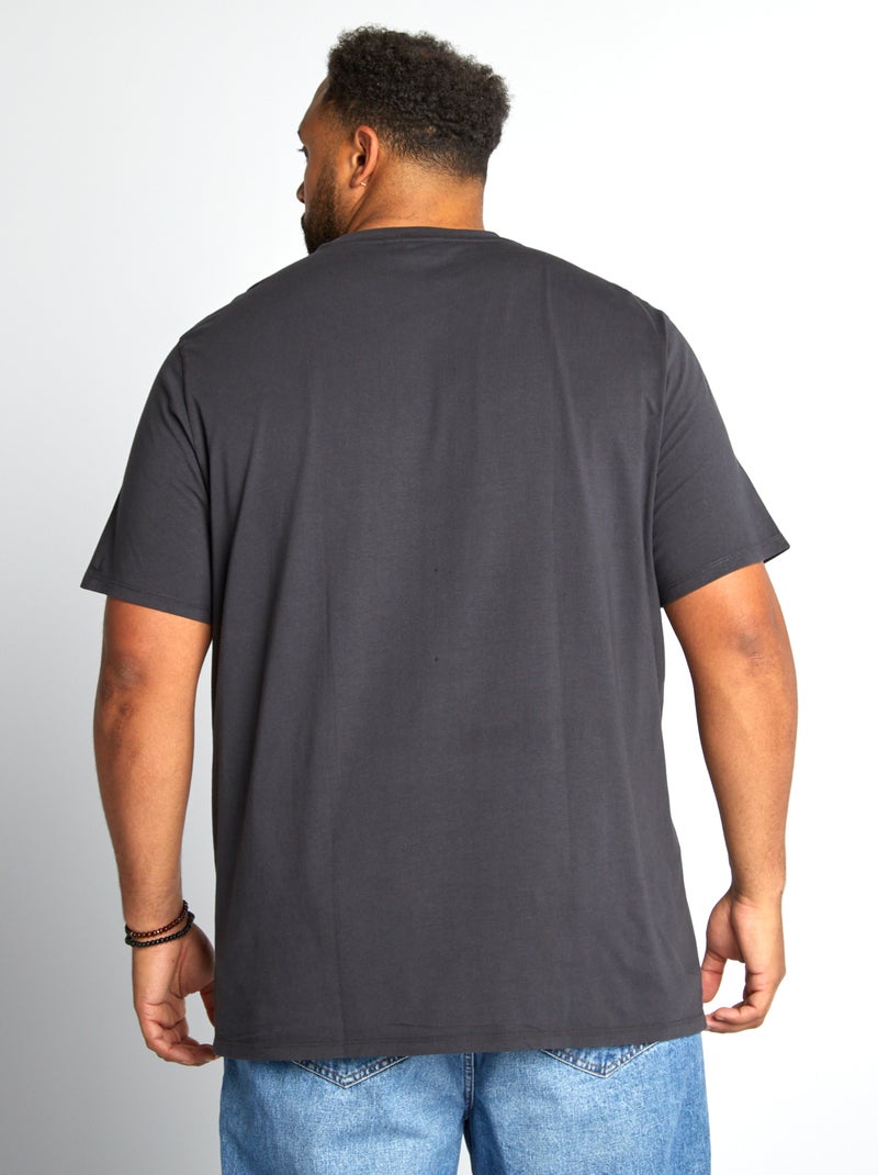 T-shirt 'The Rolling Stones' manches courtes Noir - Kiabi