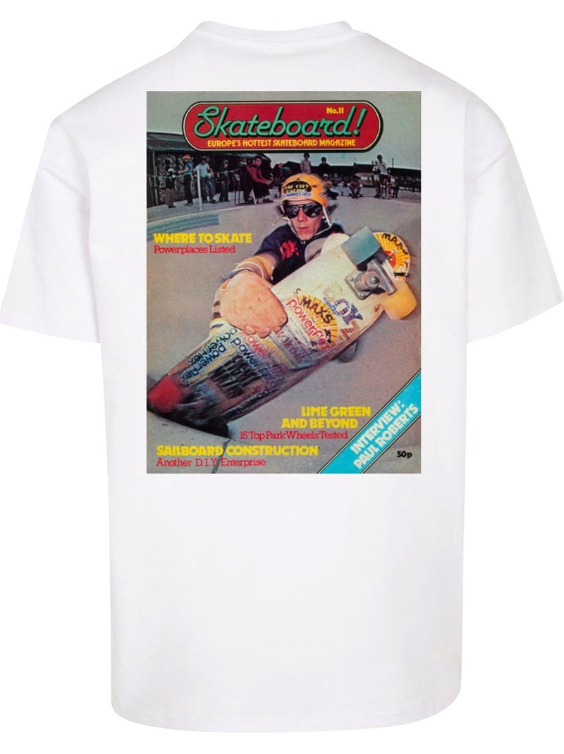 T-shirt the skateboard magazine cover no - merchcode Blanc - Kiabi