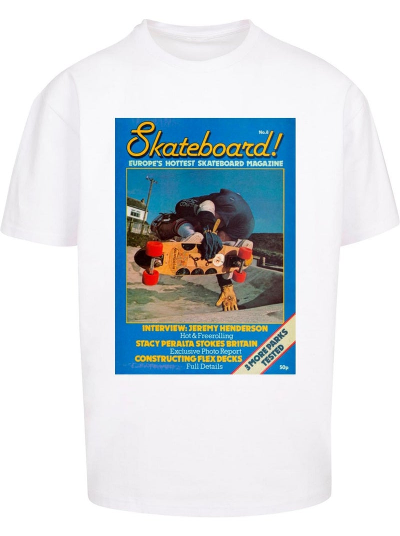 T-shirt the skateboard magazine cover no - merchcode Blanc - Kiabi