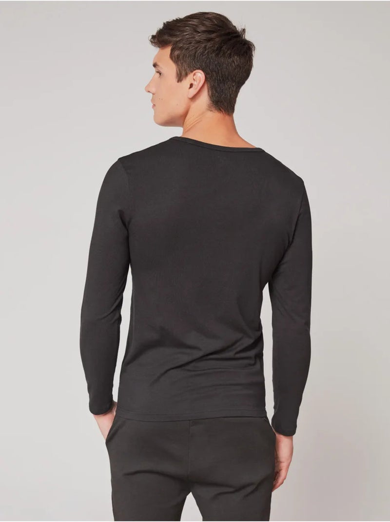 T-shirt thermique intérieure pour homme Noir - Kiabi