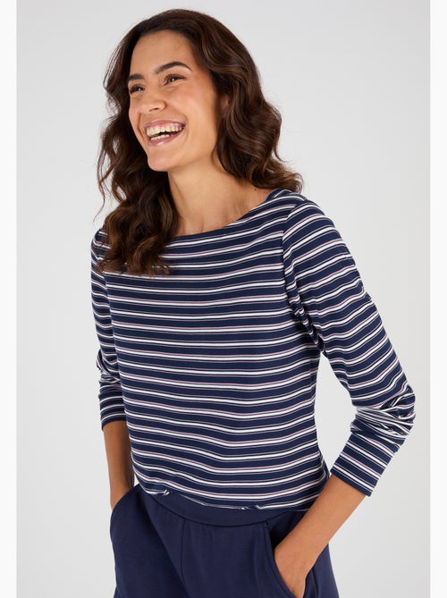 T-shirt Thermolactyl col bateau - Happy D. by Damart - Kiabi