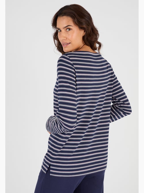 T-shirt Thermolactyl col bateau - Happy D. by Damart - Kiabi