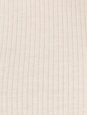 T-shirt Thermolactyl col rond, côtes molletonnées - Damart