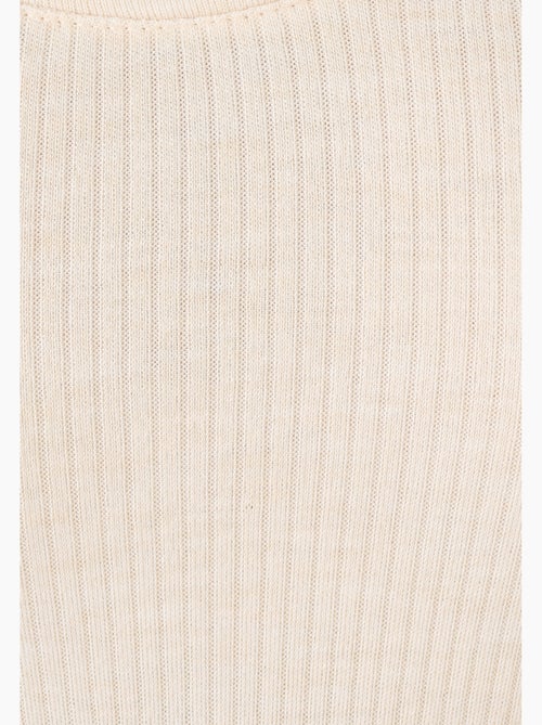 T-shirt Thermolactyl côtes molletonnées, col dégagé thermique - Damart - Kiabi