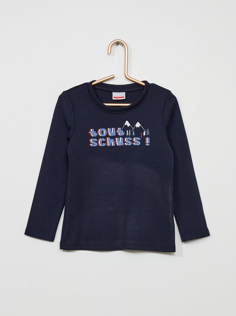 T-shirts Thermolactyl Mixte Enfant Sérigraphiés - T Shirt De Dessous