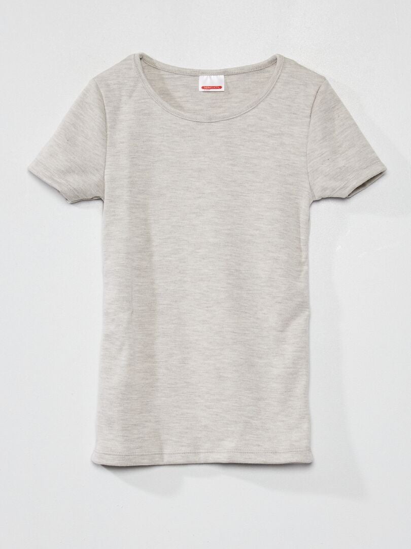 T-shirt thermolactyl Damart Niveau 3” Gris - Kiabi