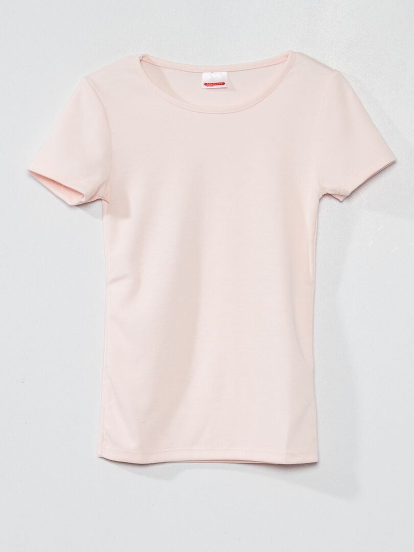T-shirt thermolactyl Damart Niveau 3” rose - Kiabi