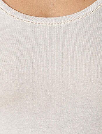 T-shirt Thermolactyl invisible manches courtes thermique - Damart