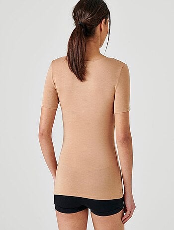 T-shirt Thermolactyl invisible manches courtes thermique - Damart