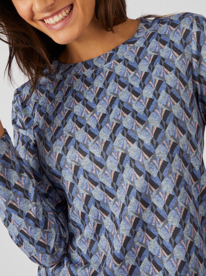 T-shirt Thermolactyl maille chaude  - Damart Beige - Kiabi