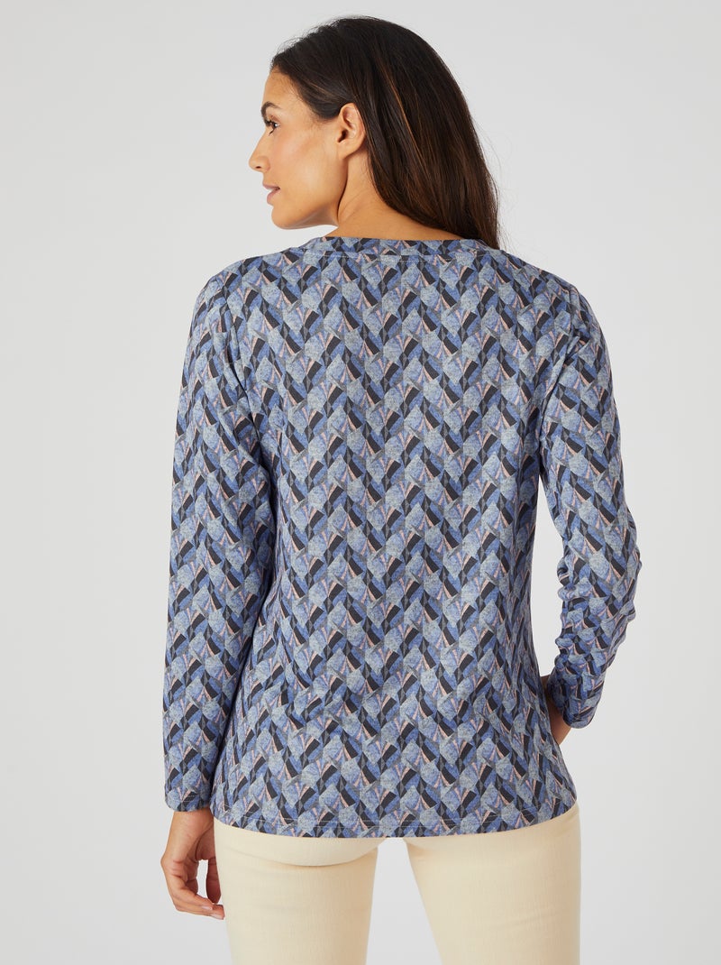 T-shirt Thermolactyl maille chaude  - Damart Beige - Kiabi