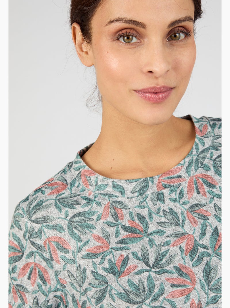 T-shirt Thermolactyl maille chaude  - Damart Corail - Kiabi