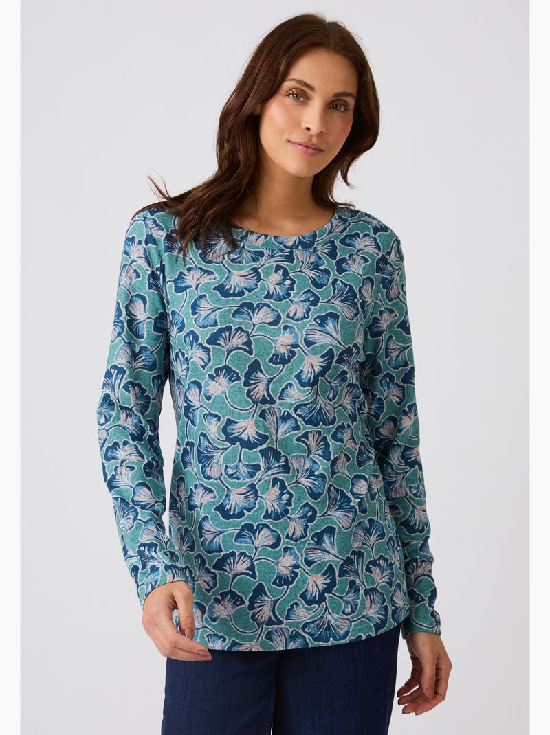 T-shirt thermolactyl maille chaude  - damart Rose pâle - Kiabi