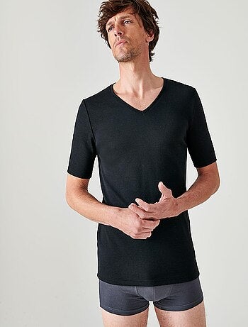 T-shirt Thermolactyl manches courtes maille interlock - Damart