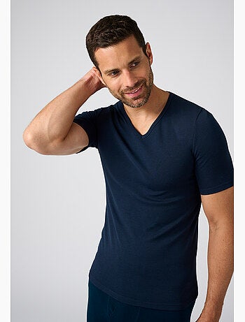 T-shirt thermolactyl manches courtes maille interlock thermique - damart