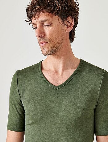 T-shirt Thermolactyl manches courtes maille interlock thermique - Damart