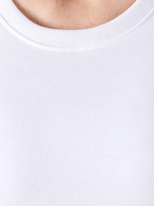T-shirt Thermolactyl manches courtes, molleton gratté  - Damart - Kiabi